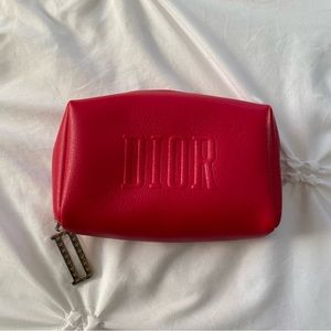 Dior Red Makeup Bag